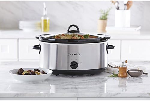 7 Quart Oval Manual Slow Cooker – Stainless Steel - Curated Catalog K7
