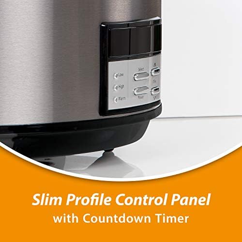 8 Quart Programmable Slow Cooker with Auto Warm - Curated Catalog Z8