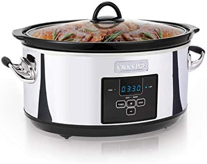 7 Quart Programmable Slow Cooker – Polished Platinum - Curated Catalog C1