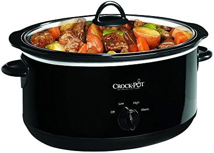 8 Quart Manual Slow Cooker – Black - Curated Catalog E0