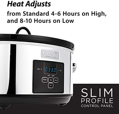 7 Quart Programmable Slow Cooker – Polished Platinum - Curated Catalog C1