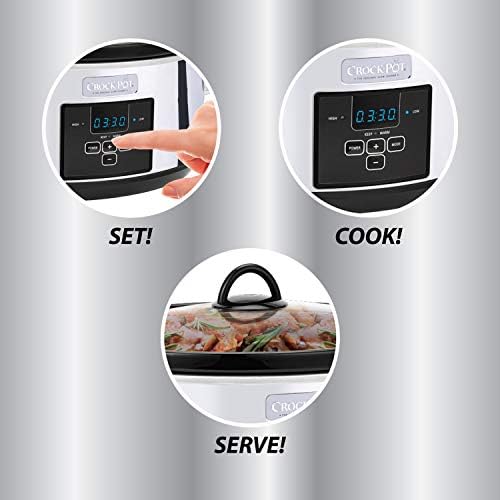 7 Quart Programmable Slow Cooker – Polished Platinum - Curated Catalog C1