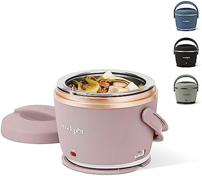 Electric Lunch Box Food Warmer 20oz – Blush Pink - Curated Catalog H0