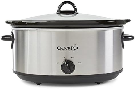 7 Quart Oval Manual Slow Cooker – Stainless Steel - Curated Catalog K7