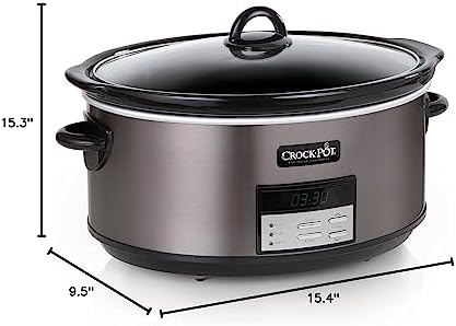 8 Quart Programmable Slow Cooker with Auto Warm - Curated Catalog Z8