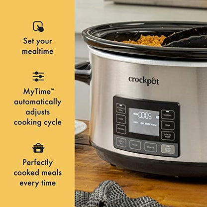7 Quart Portable Programmable Slow Cooker with Timer - Curated Catalog W1
