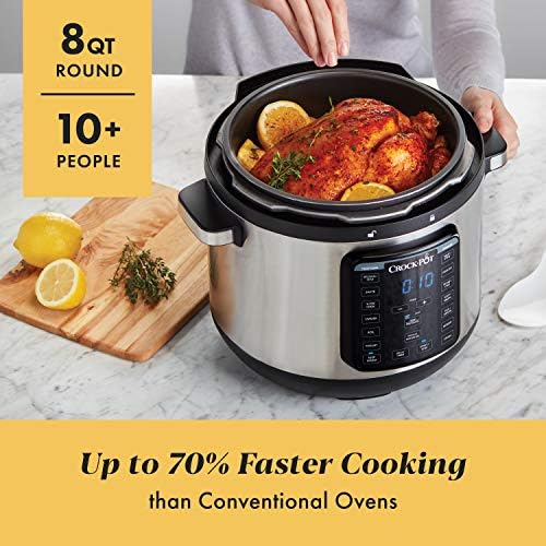 8 Quart Express Crock Multi-Use Pressure Cooker - Curated Catalog E9
