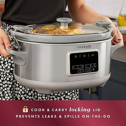 7 Quart Programmable Cook & Carry Slow Cooker - Curated Catalog O1