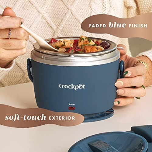 Electric Lunch Box Food Warmer 20oz – Faded Blue - Curated Catalog V8