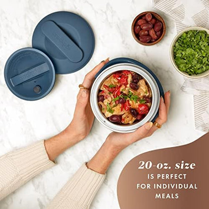 Electric Lunch Box Food Warmer 20oz – Faded Blue - Curated Catalog V8