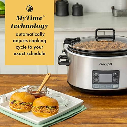 7 Quart Portable Programmable Slow Cooker with Timer - Curated Catalog M4