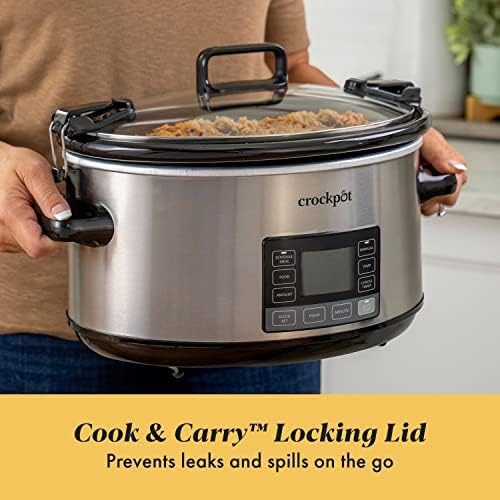 7 Quart Portable Programmable Slow Cooker with Timer - Curated Catalog M4