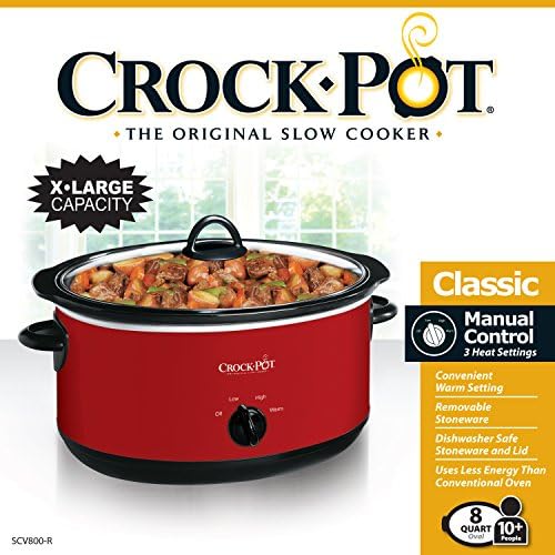 Express Crock 8 Quart Programmable Slow Cooker - Curated Catalog W1