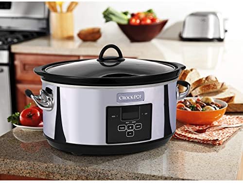 7 Quart Programmable Slow Cooker – Polished Platinum - Curated Catalog C1