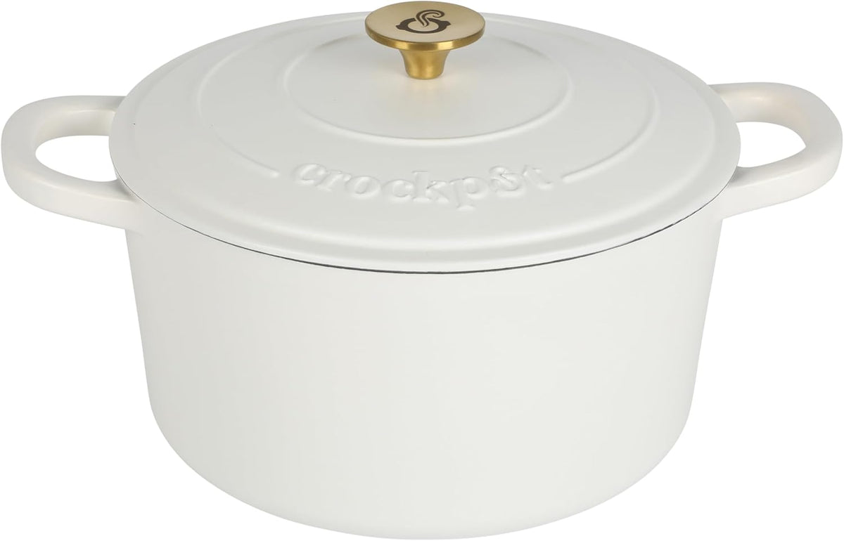 3 Quart Enameled Cast Iron Dutch Oven – Aqua - Curated Catalog T6