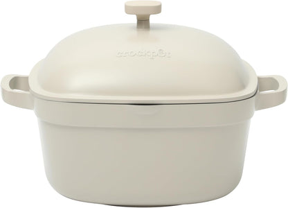 3 Quart Enameled Cast Iron Dutch Oven – Aqua - Curated Catalog P4