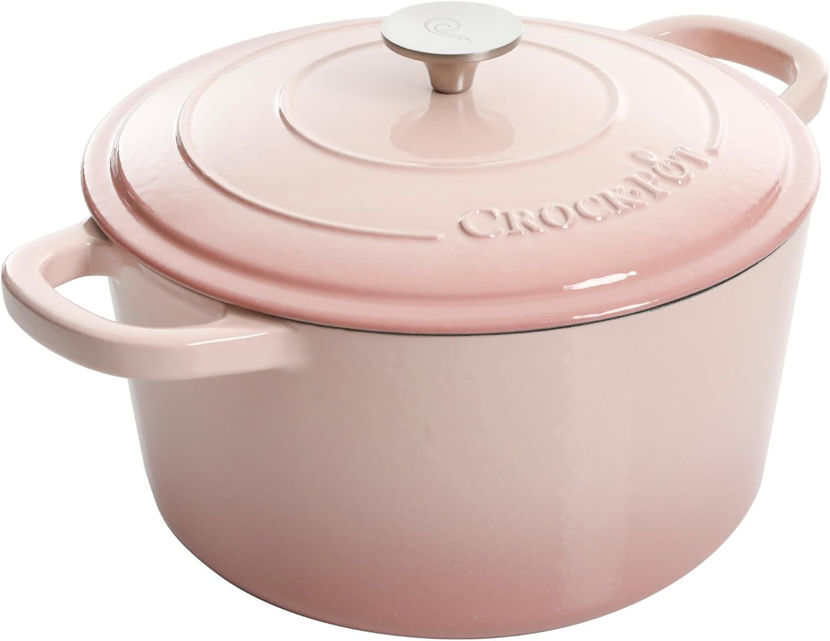 3 Quart Enameled Cast Iron Dutch Oven – Aqua - Curated Catalog T6